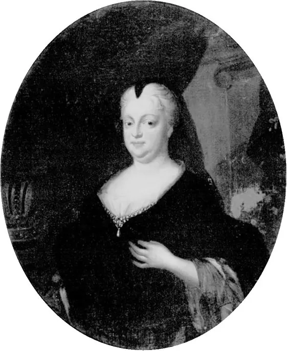 Portrait of Wilhelmine Amalia of Brunswick-Lüneburg (1673-1742), Holy Roman Empress, as widow, by Franz Joseph Winder