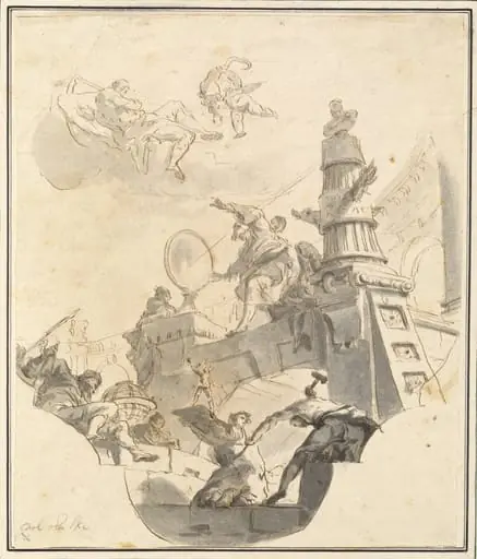 An Allegory of Wisdom and the Arts, by Franz Karl Palko