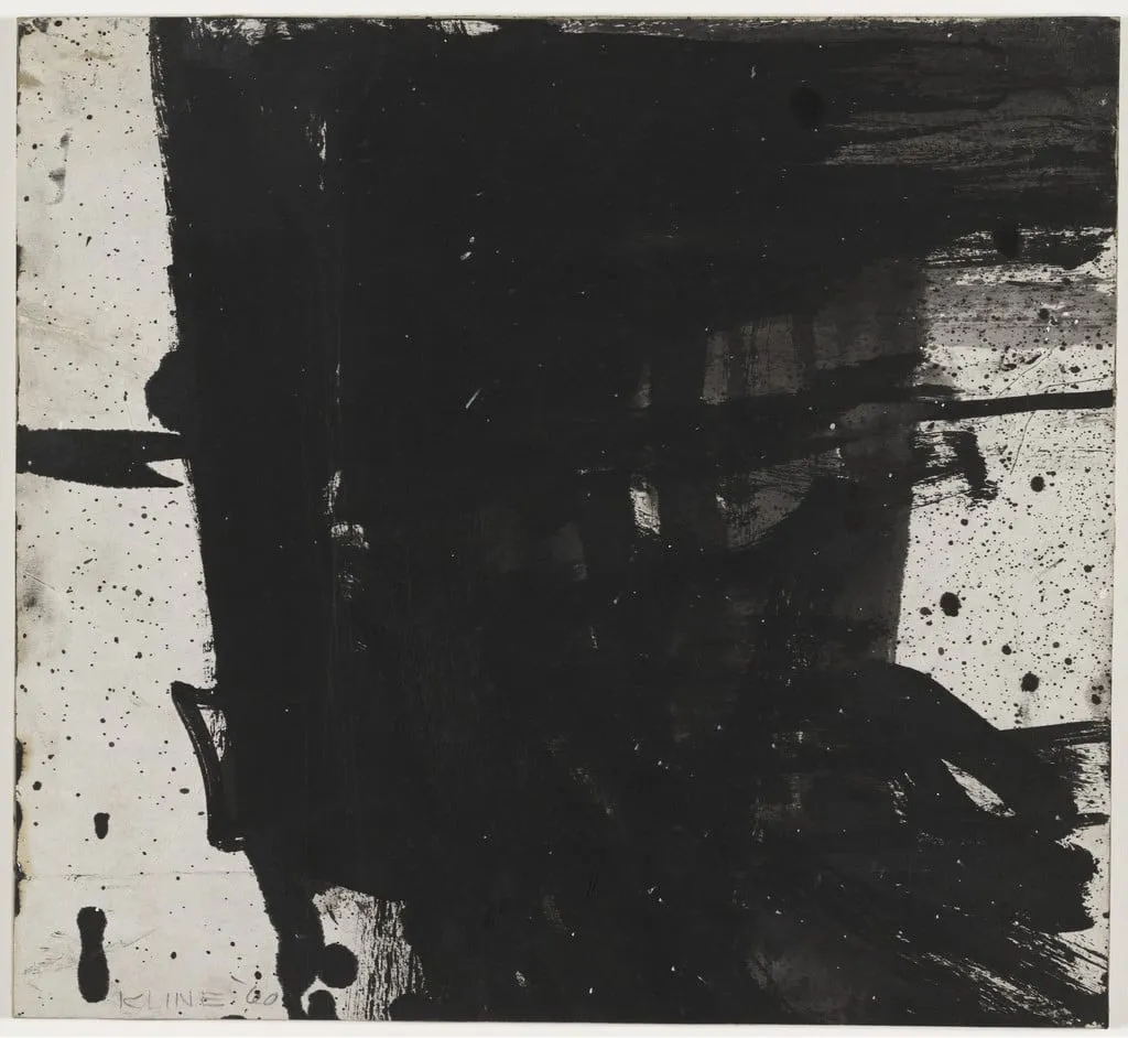 Untitled, by Franz Kline, ink, 1960