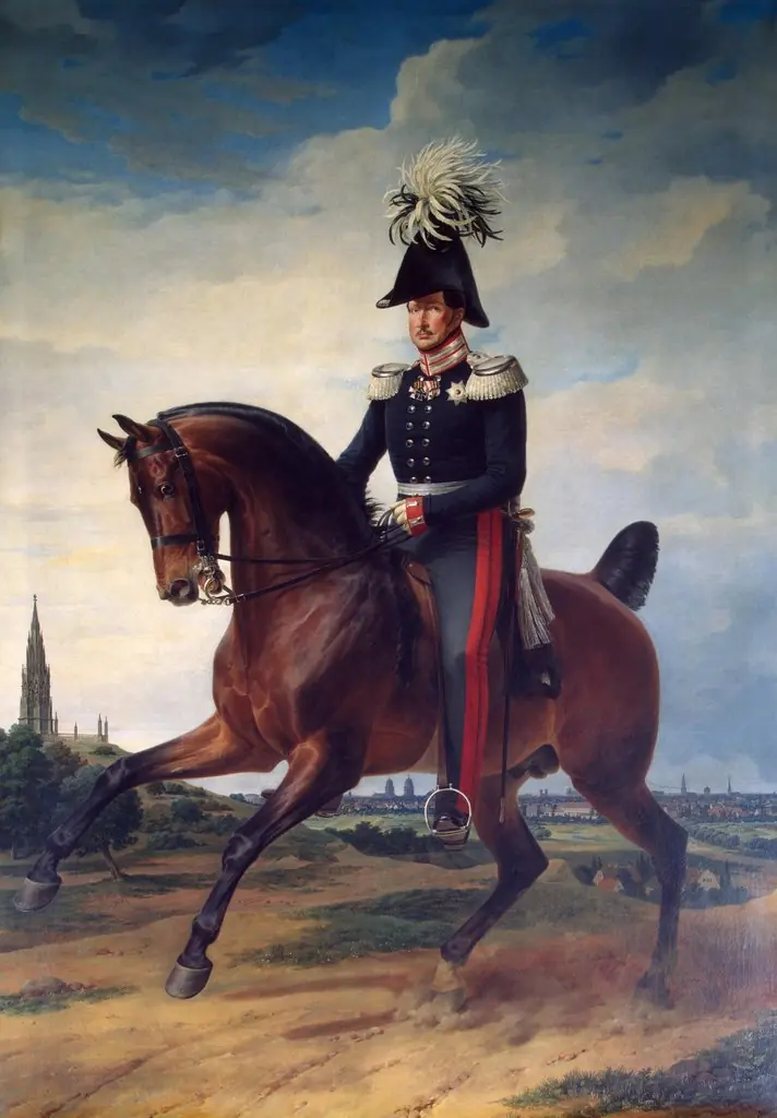 Equestrian Portrait of Frederick William III, by Franz Krüger