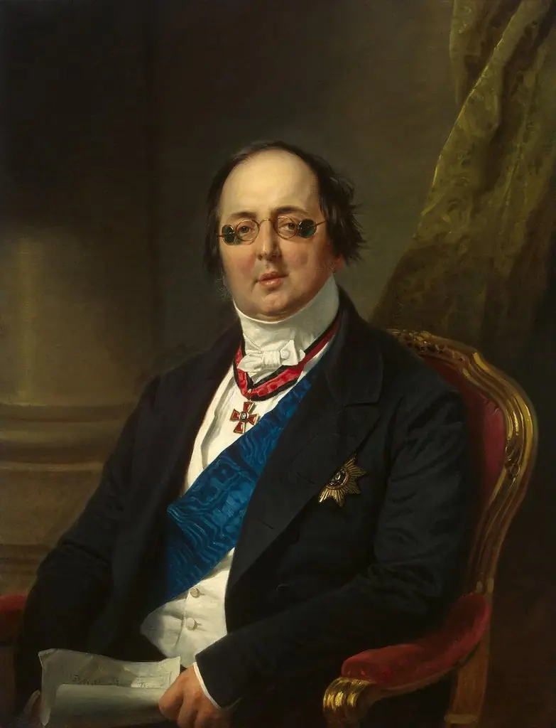 Portrait of Count Alexander Kushelev-Bezborodko, by Franz Krüger