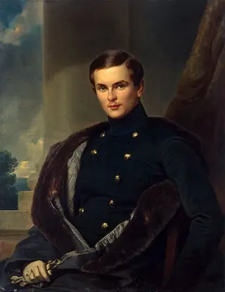 Portrait of Fersen (?), by Franz Krüger