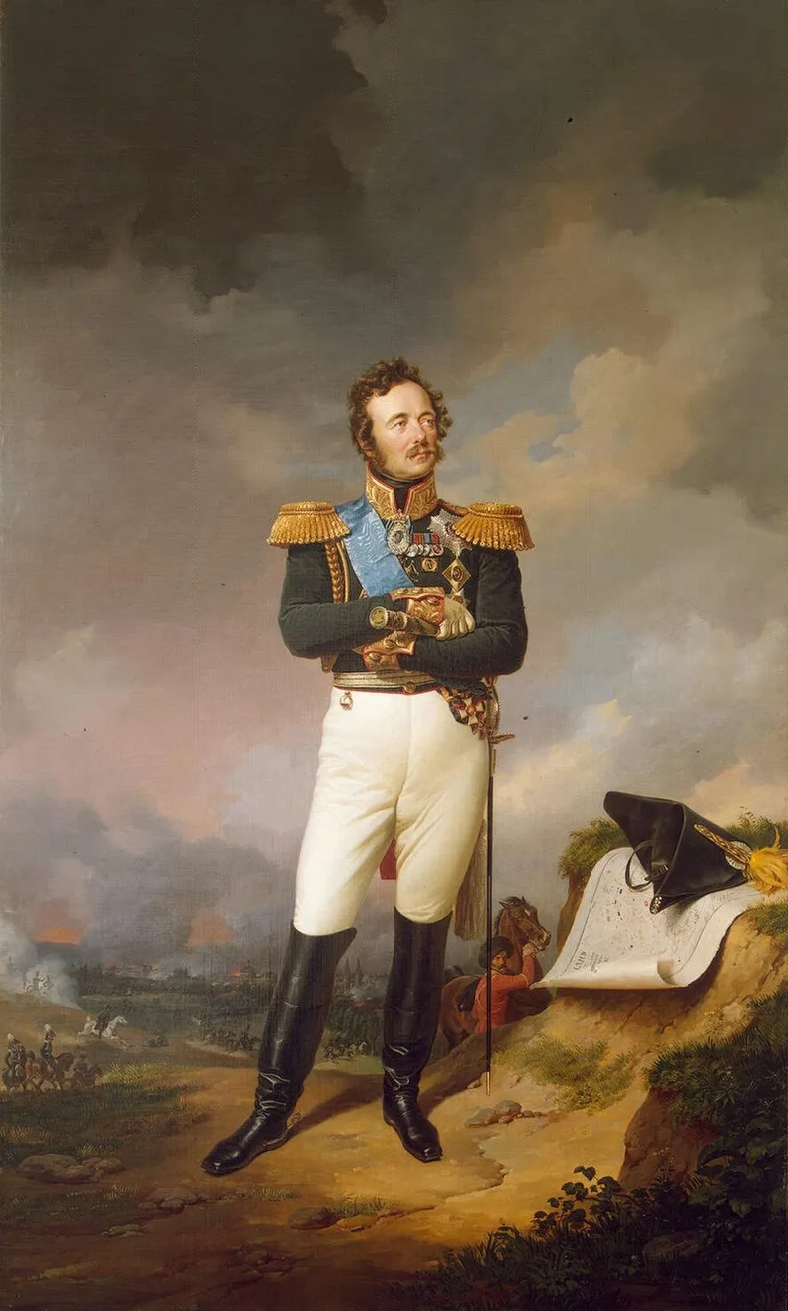 Portrait of Ivan Paskevich, by Franz Krüger, oil, 1834
