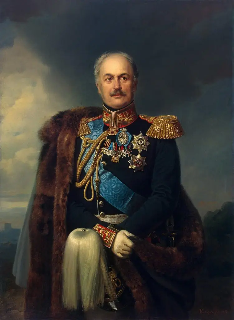 Portrait of Pavel Kiselyov, by Franz Krüger