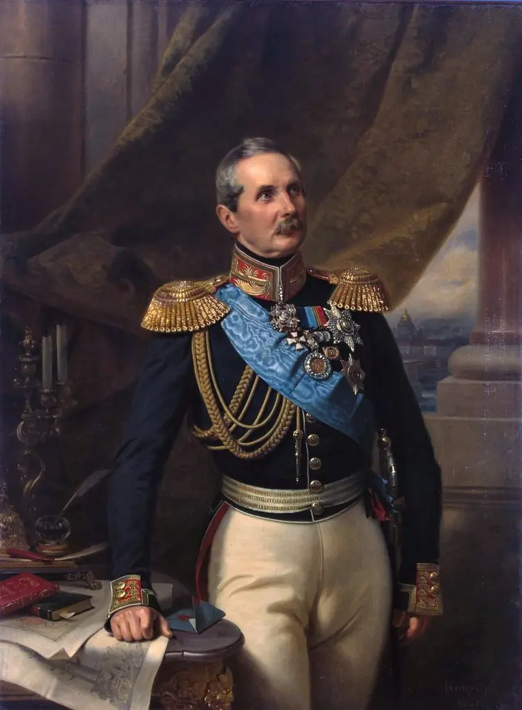 Portrait of Pyotr Kleinmichel, by Franz Krüger