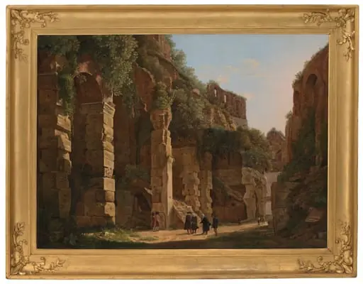 Inside the Colosseum, by Franz Ludwig Catel
