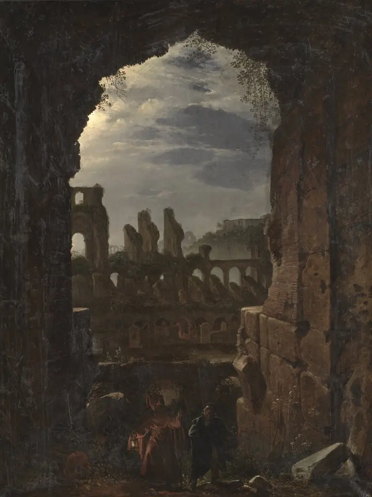 View of the Colosseum in Moonlight, by Franz Ludwig Catel