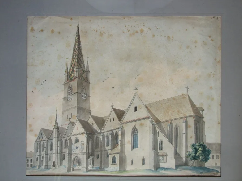 Biserica evanghelică din Sibiu, by Franz Neuhauser