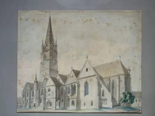 Biserica evanghelică din Sibiu, by Franz Neuhauser