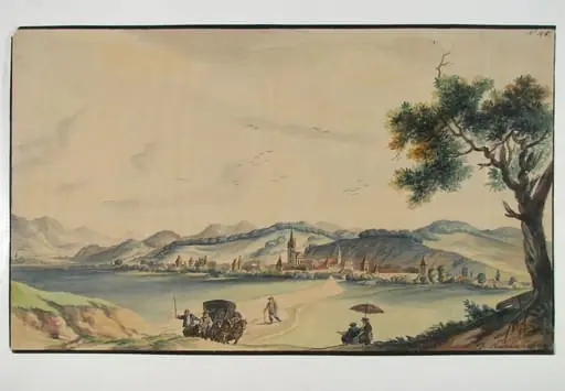 Vedere din Bistrița, by Franz Neuhauser