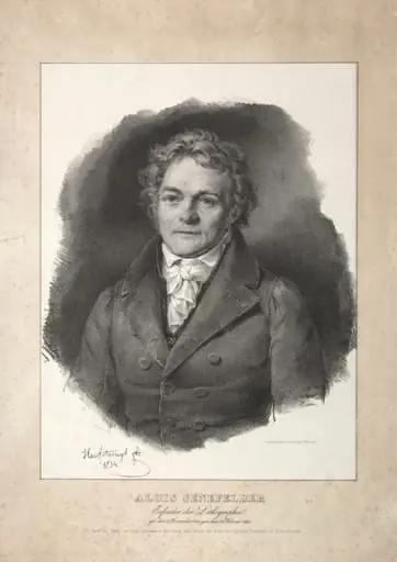 Aloys Senefelder, by Franz Seraph Hanfstaengl