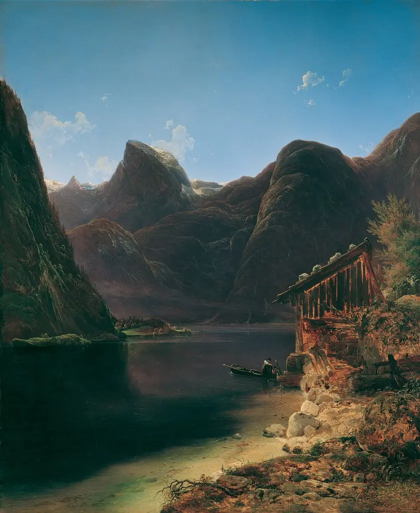 Der Hallstätter See, by Franz Steinfeld