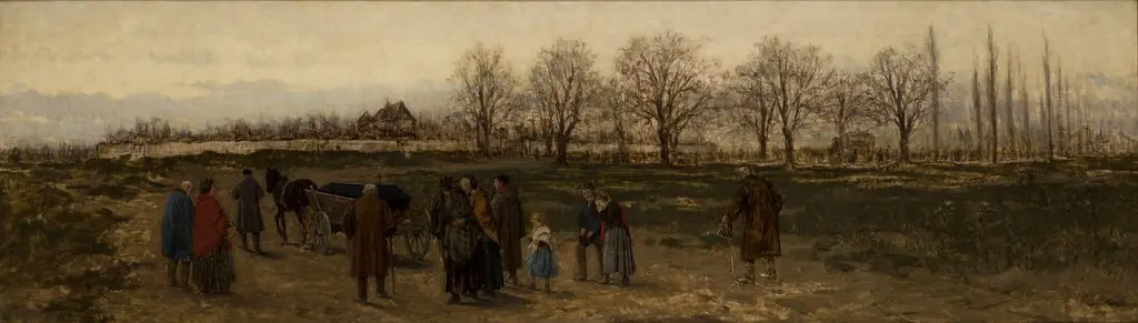 Funeral of a Pauper in Germany, by Franz Streitt