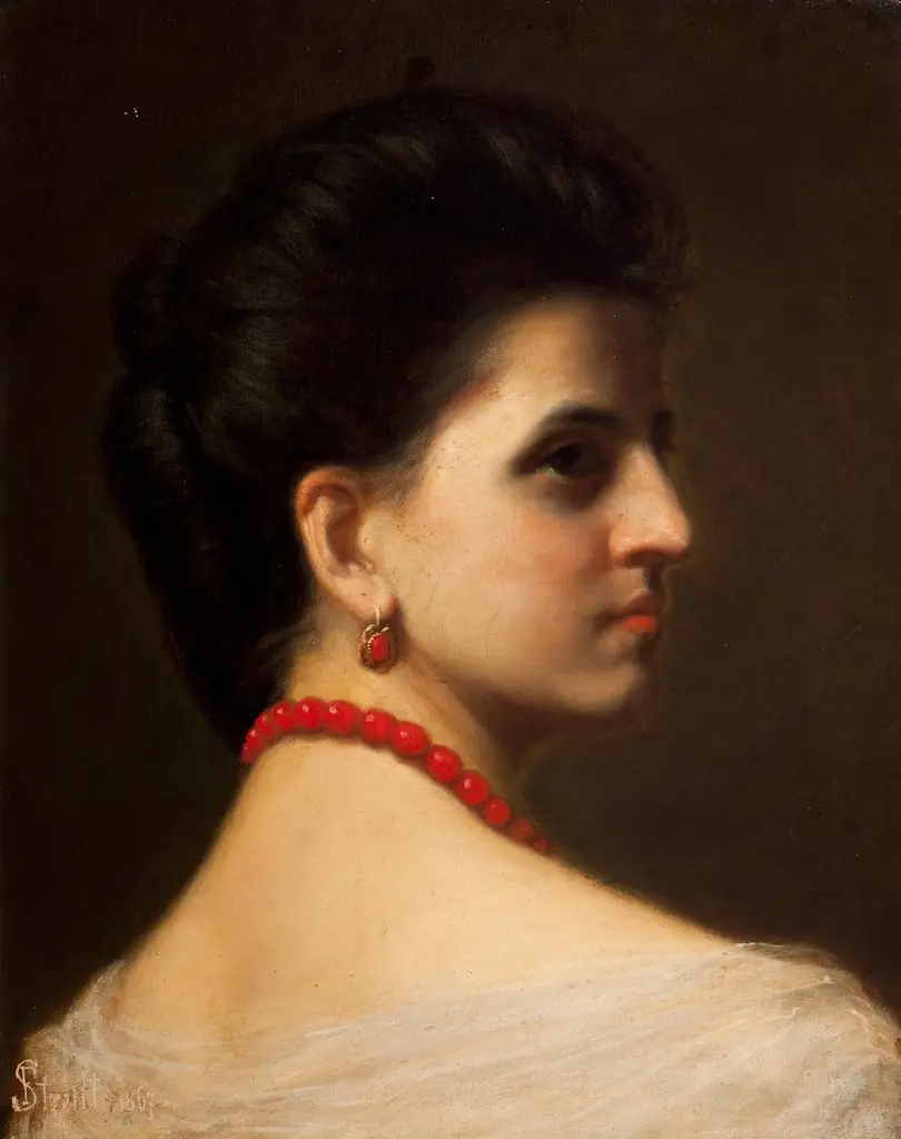 Portrait of Wanda Monné, by Franz Streitt