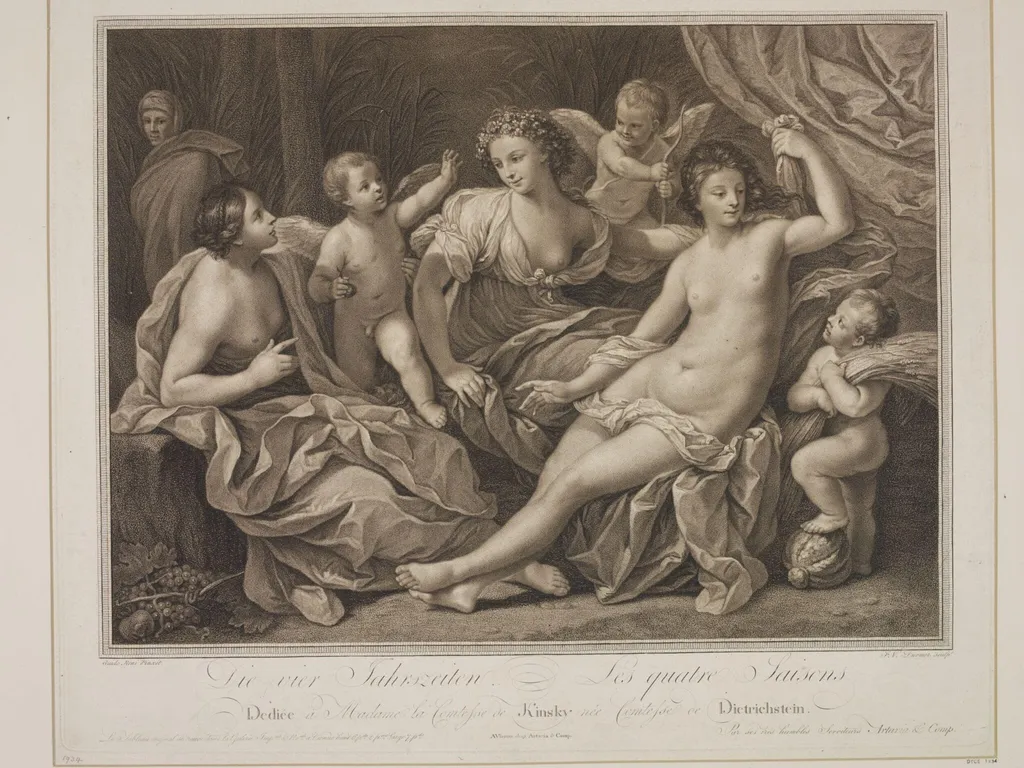 The Four Seasons, by Franz Valentin Durmer, 1850