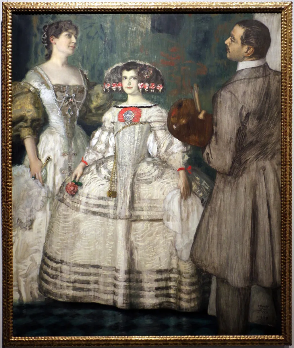 Family portrait, by Franz von Stuck, oil, 1909