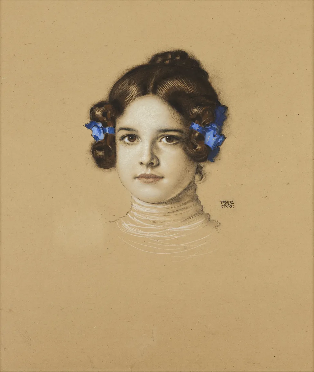 Mary Stuck, the Artist's Daughter, by Franz von Stuck, unspecified, 1905