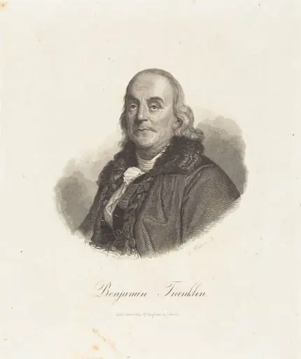 Benjamin Franklin, by Franz Weber