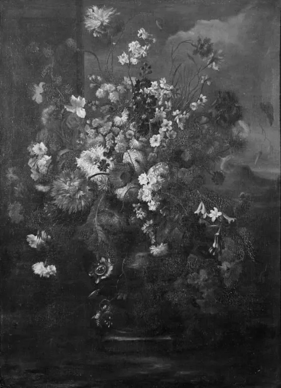 Flower Piece, by Franz Werner Tamm, oil, 1700