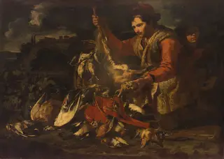 Hunting prey, by Franz Werner Tamm, 1700