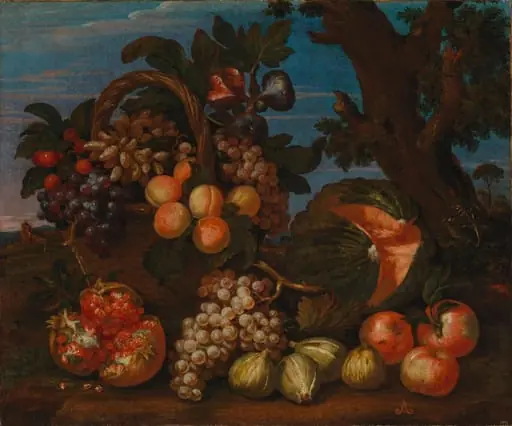 Hedelmäasetelma, by Franz Werner von Tamm