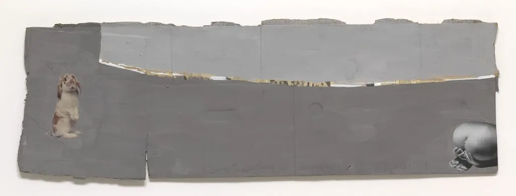 Untitled, by Franz West, gouache, 1984