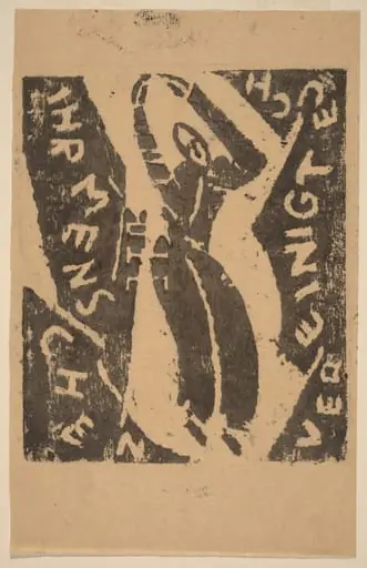 Ihr Menschen Vereinigt Euch, by Franz Wilhelm Seiwert