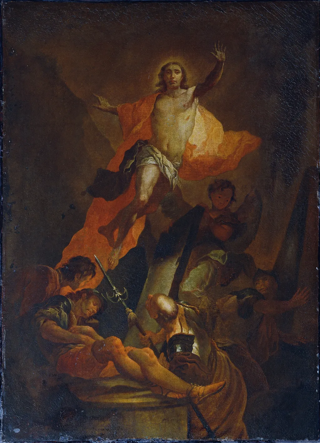 Resurrection of Christ, by Franz Xaver Wagenschön, oil, 1760