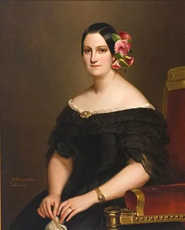 Maria Christina of the Two Sicilies (1806-1878), Spanish queen-consort, by Franz Xaver Winterhalter
