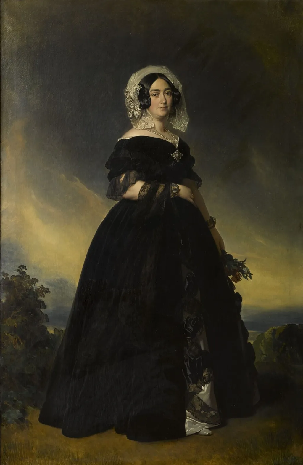 Marie Louise Victoria of Saxe-Coburg-Saafeld, Duchess of Kent (1786–1861), by Franz Xaver Winterhalter, oil, 1846