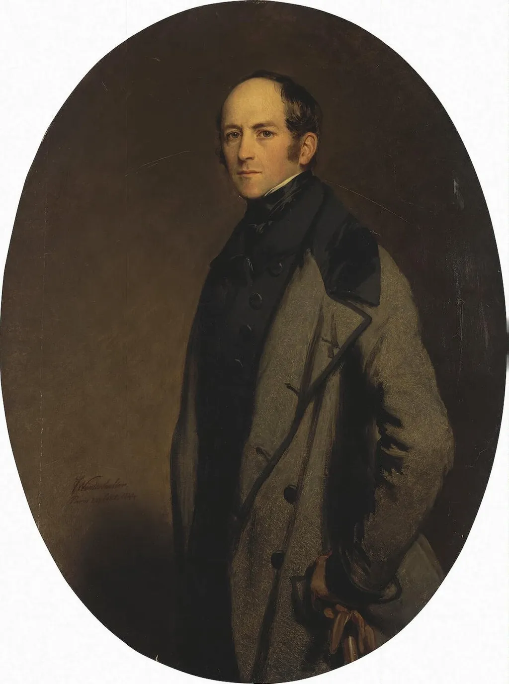 Portrait of Count Alexei Bobrinsky, by Franz Xaver Winterhalter, oil, 1844