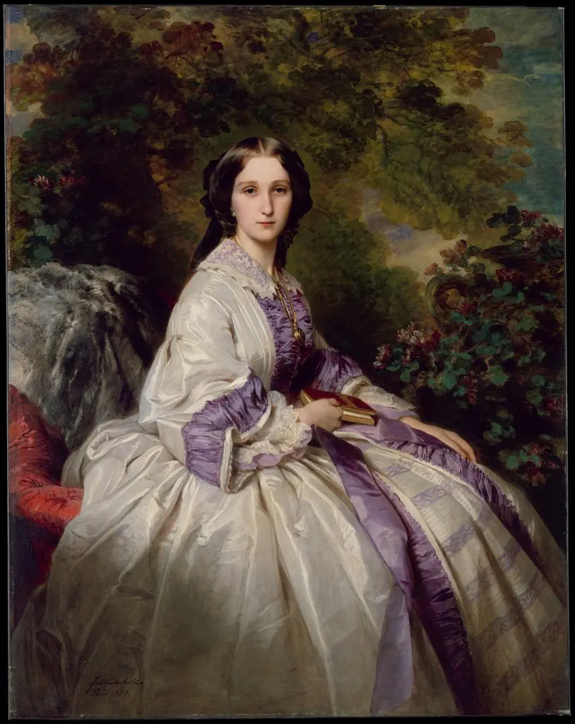 Portrait of Countess Alexander Nikolaevitch Lamsdorff, by Franz Xaver Winterhalter