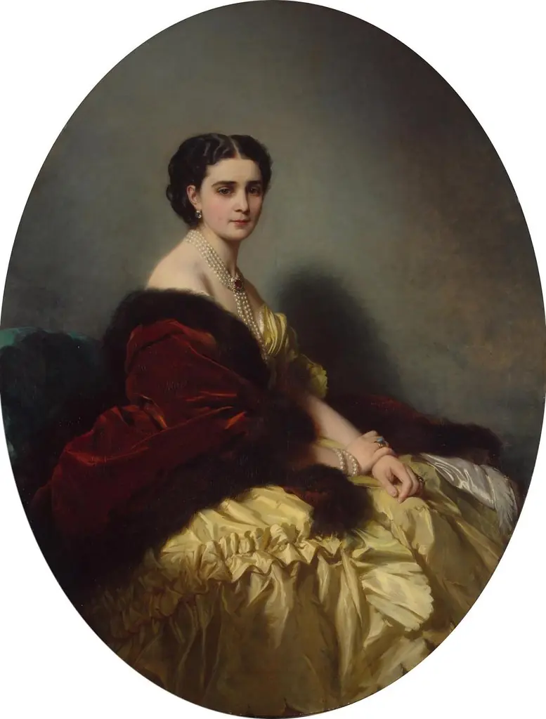 Portrait of Sophia Naryshkina, by Franz Xaver Winterhalter