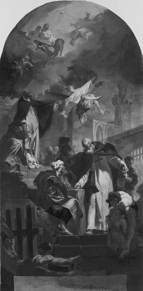 St. John of Matha and St. Felix of Valois Ransoming Christian Slaves, by Franz Xavier Karl Palko