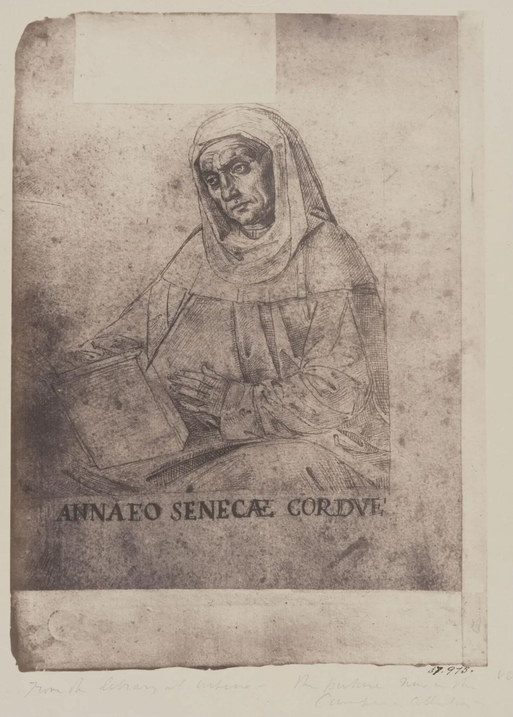 Seneca, by Fratelli Alinari, photographic, 1854