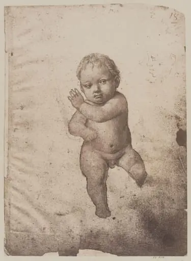 Study of nude child, by Fratelli Alinari