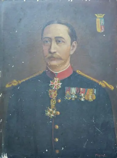 Portret de ofițer (Colonel C. Budișteanu), by Frățilă