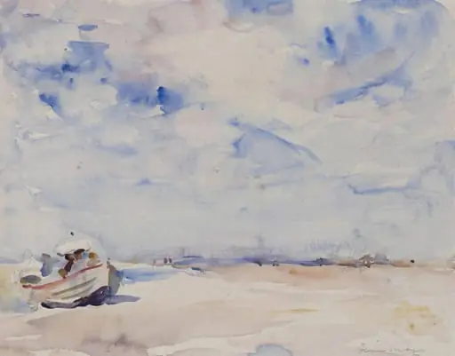 Shrimping, by Fred Mayor