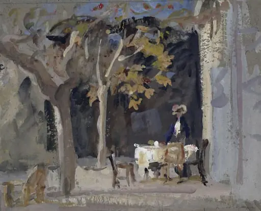 Tea on the Terrace, by Fred Mayor