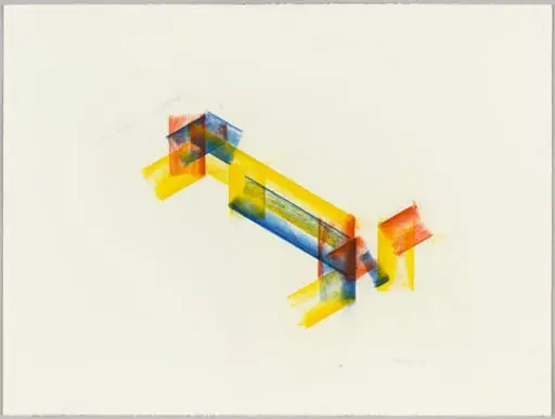 Untitled, by Fred Sandback