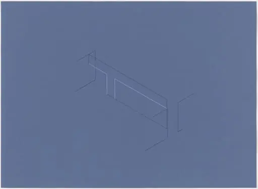 Untitled, by Fred Sandback