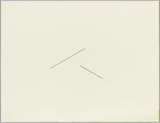 Untitled, by Fred Sandback