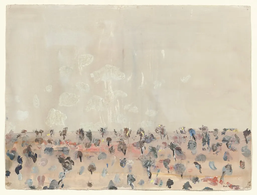 Untitled, by Fred Williams, gouache, 1967