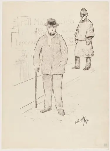 Paul Verlaine à Londres, by Frédéric-Auguste Cazals