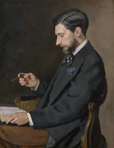 Edmond Maître, by Frédéric Bazille