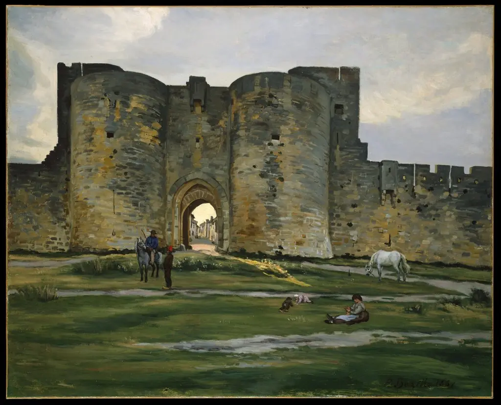 Queen's Gate at Aigues-Mortes, by Frédéric Bazille