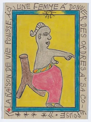 Untitled, by Frédéric Bruly Bouabré