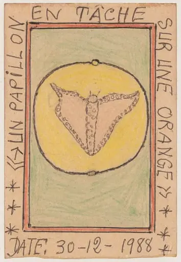 Untitled, by Frédéric Bruly Bouabré