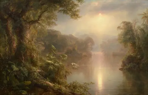 El Rio de Luz (The River of Light), by Frederic Edwin Church