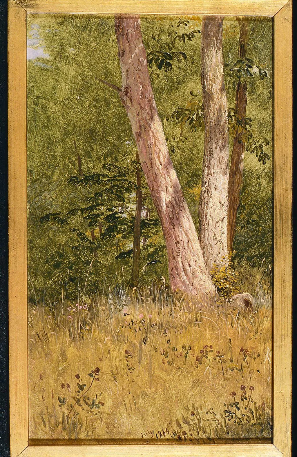 Landscape with Two Trees, by Frederic Edwin Church, unspecified, 1864